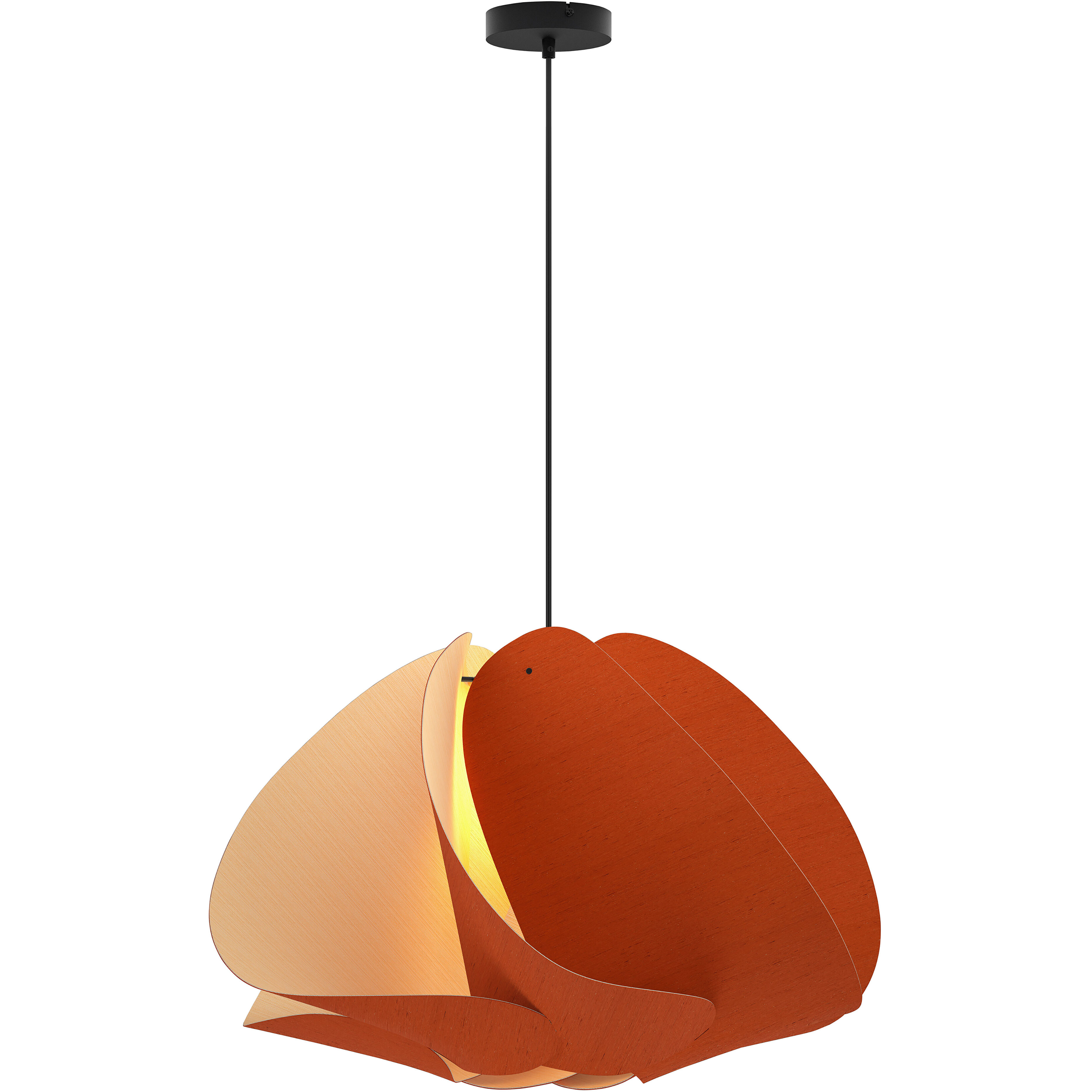 Matilda 1 Light 27 inch Black Terracotta Pendant Ceiling Light