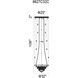 Hallway 32 Light 32 inch Chrome Flush Mount Ceiling Light