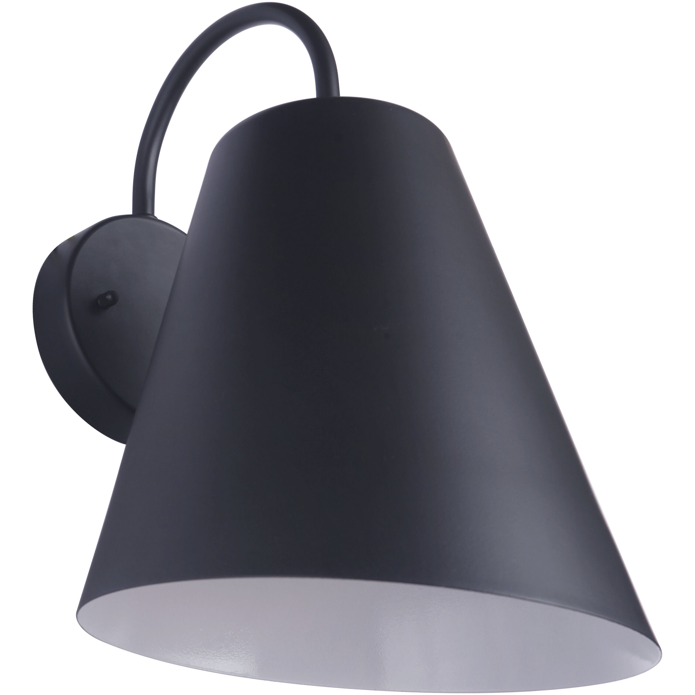 Point Clear 1 Light 9 inch Midnight Outdoor Lantern, Medium