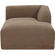 Isla Brown Right Arm Facing Chaise