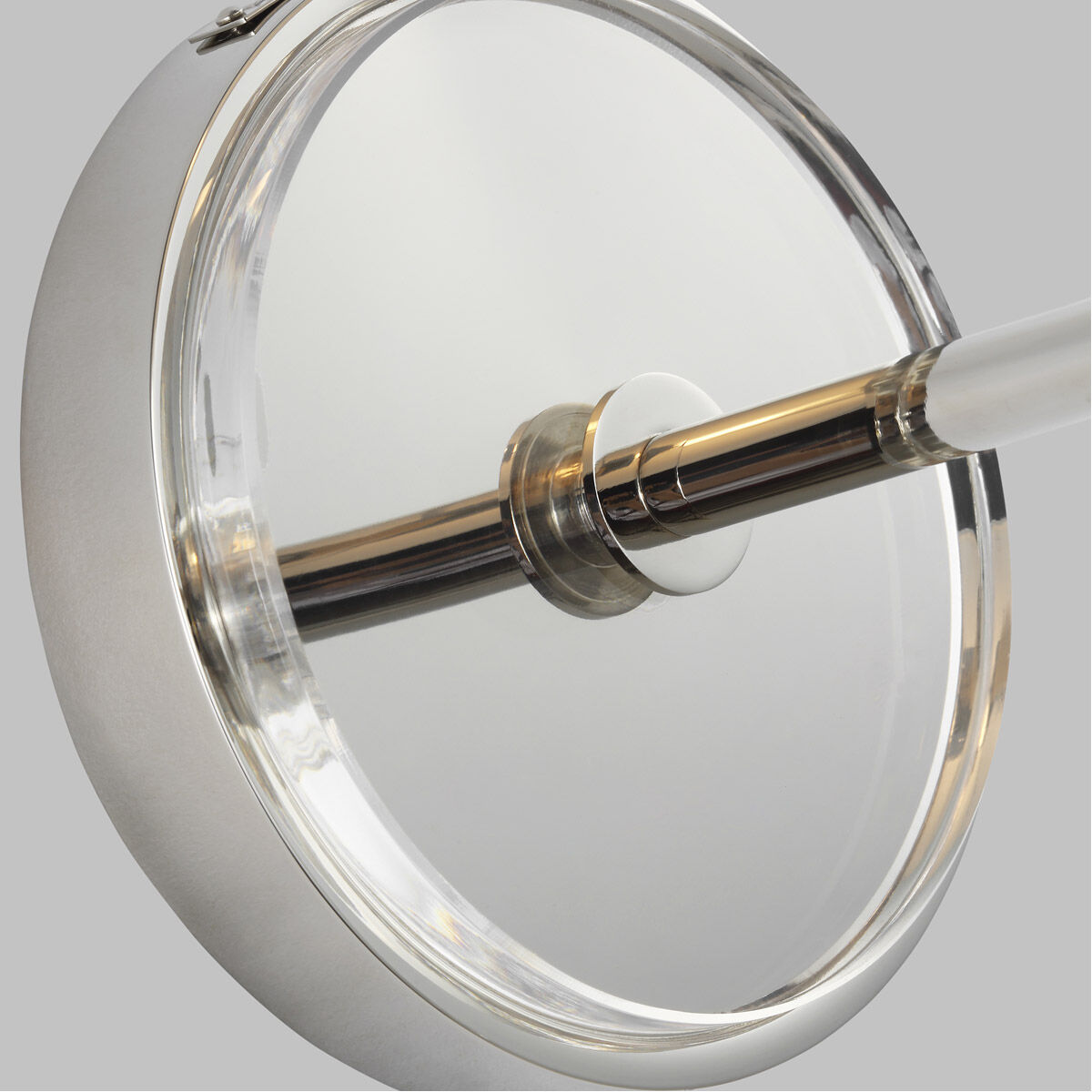 Robert 1 Light 8 inch Polished Nickel / Clear Acrylic Vanity Light Wall Light