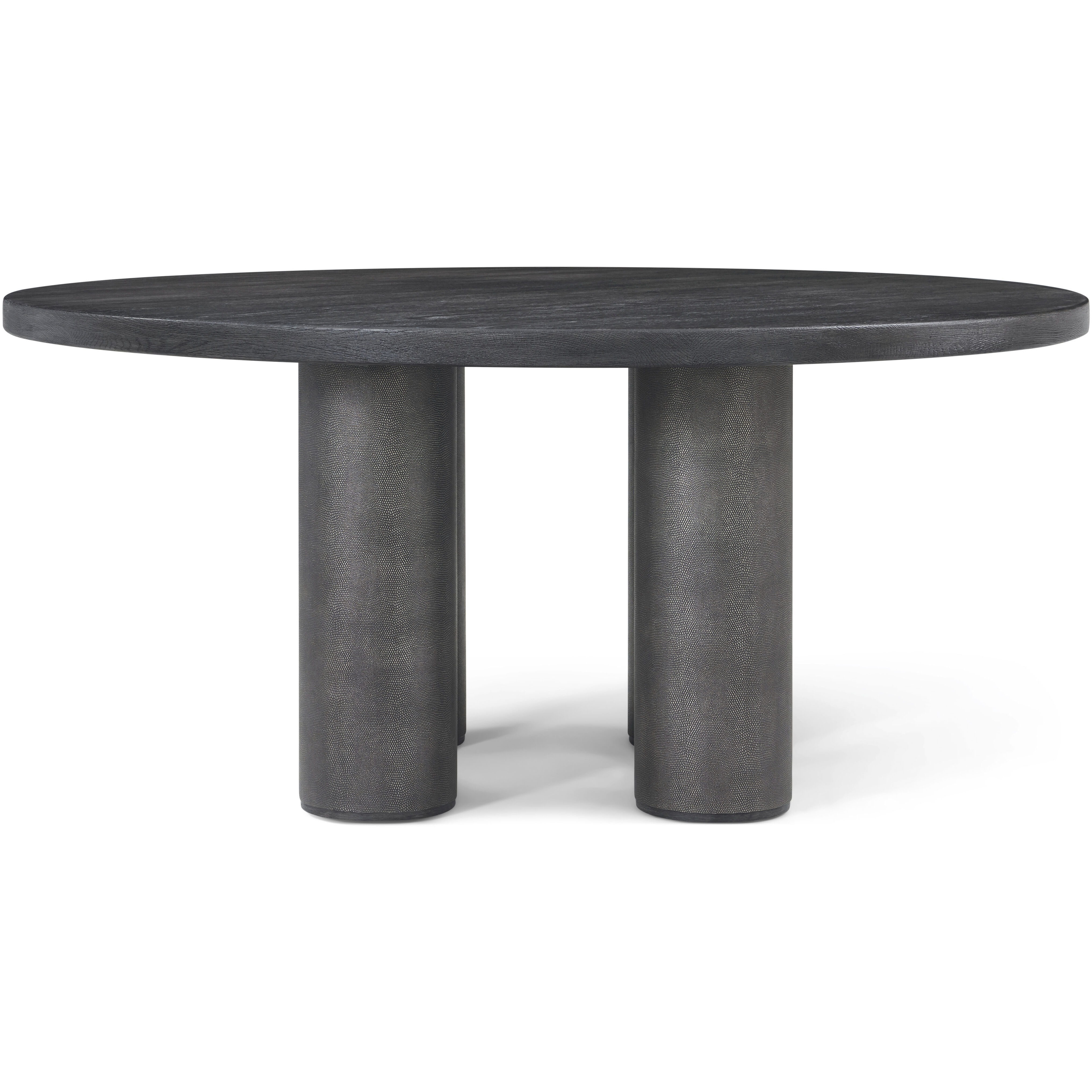 Maxwell 64 X 64 inch Obsidian Round Dining Table, Wooden