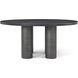 Maxwell 64 X 64 inch Obsidian Round Dining Table, Wooden