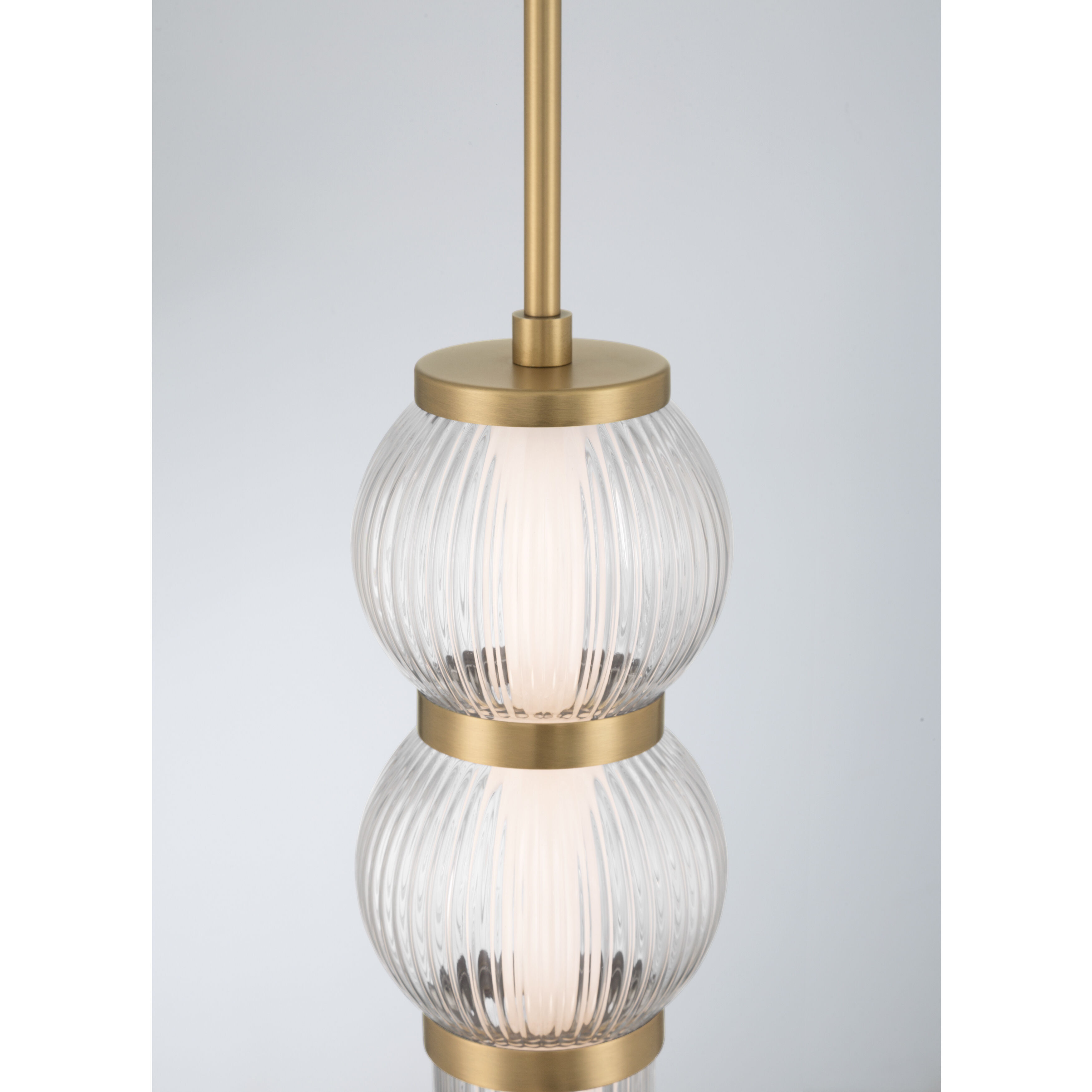 Cordel LED 8 inch Legacy Brass Mini Pendant Ceiling Light