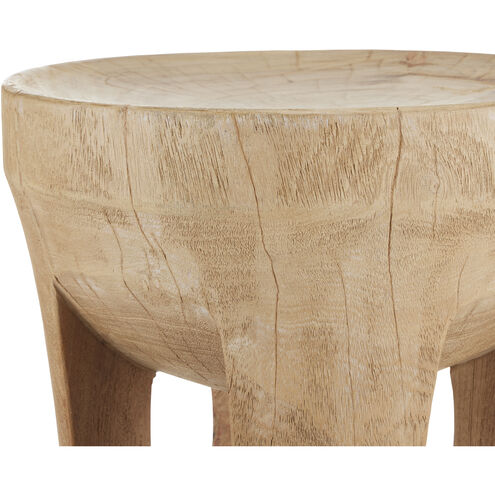 Pia 10.75 inch Natural Accent Table