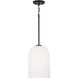 Lawson 1 Light 8.75 inch Matte Black Pendant Ceiling Light
