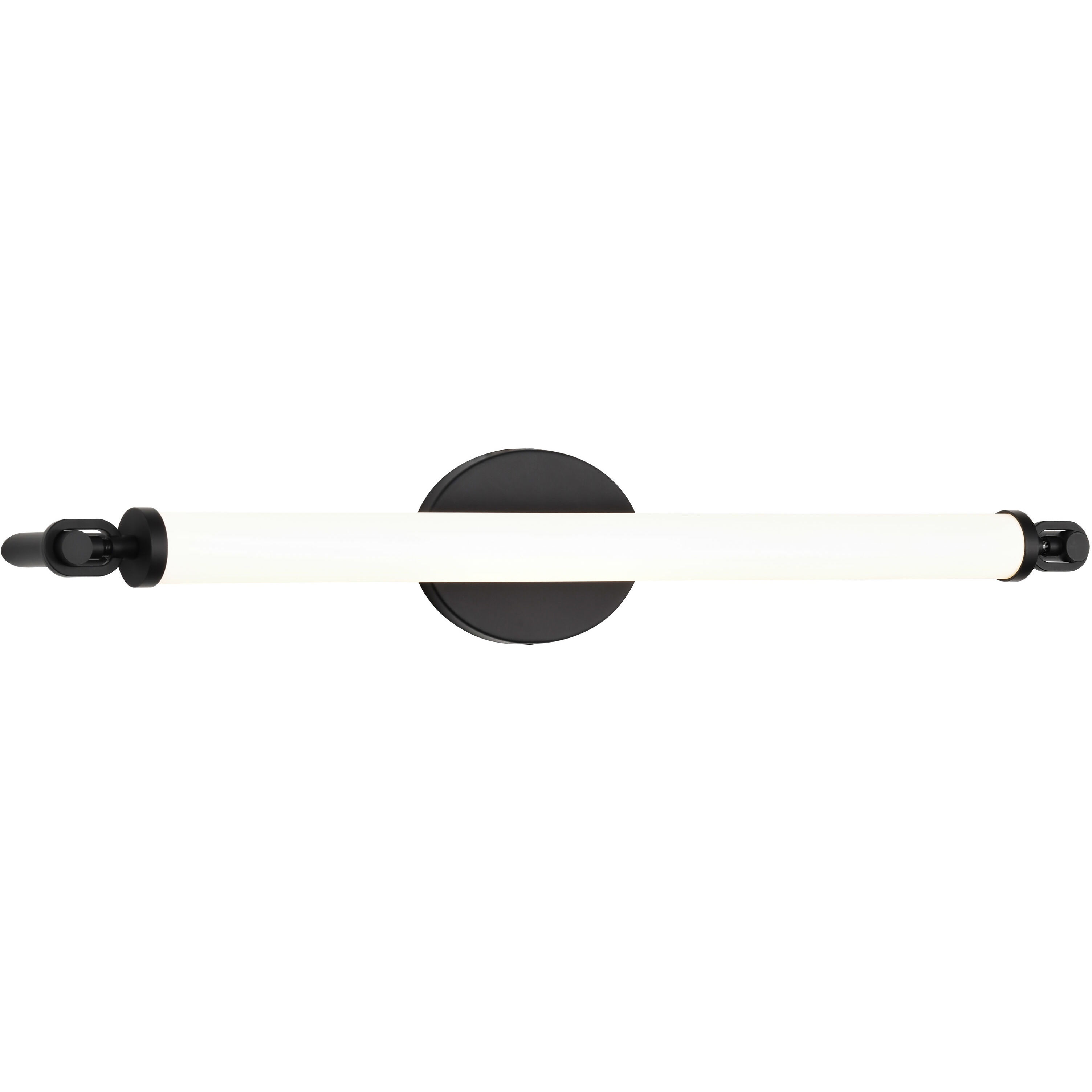 Edgeworth LED 27.75 inch Matte Black Vanity Light Wall Light