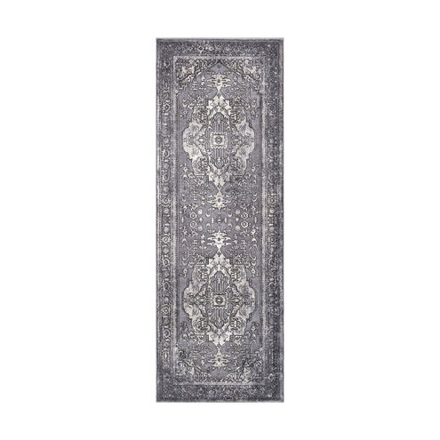 Tibetan 35 X 24 inch Taupe/Medium Gray/Ivory/Charcoal Rugs, Rectangle