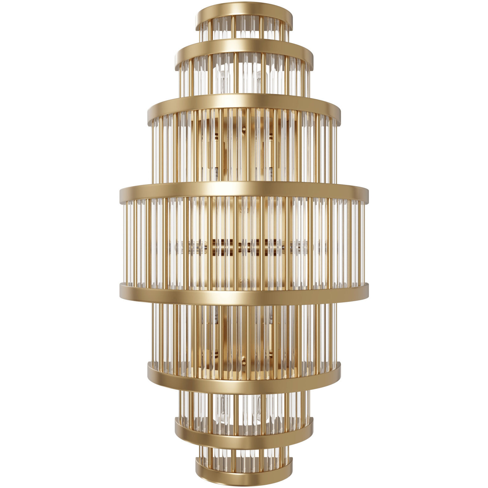 Waldorf Wall Sconce Wall Light in Aged Brass