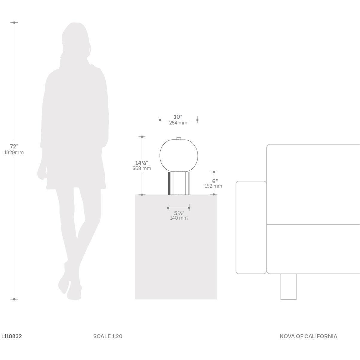 Tambo 15 inch 23.00 watt Natural Ash and Weathered Brass Accent Table Lamp Portable Light