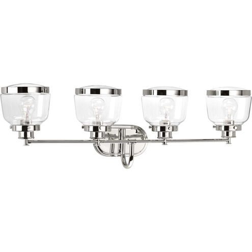 Judson 4 Light 36 inch Polished Nickel Bath Vanity Wall Light