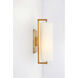 Ian K. Fowler Bowen LED 4.5 inch Hand-Rubbed Antique Brass Sconce Wall Light, Medium
