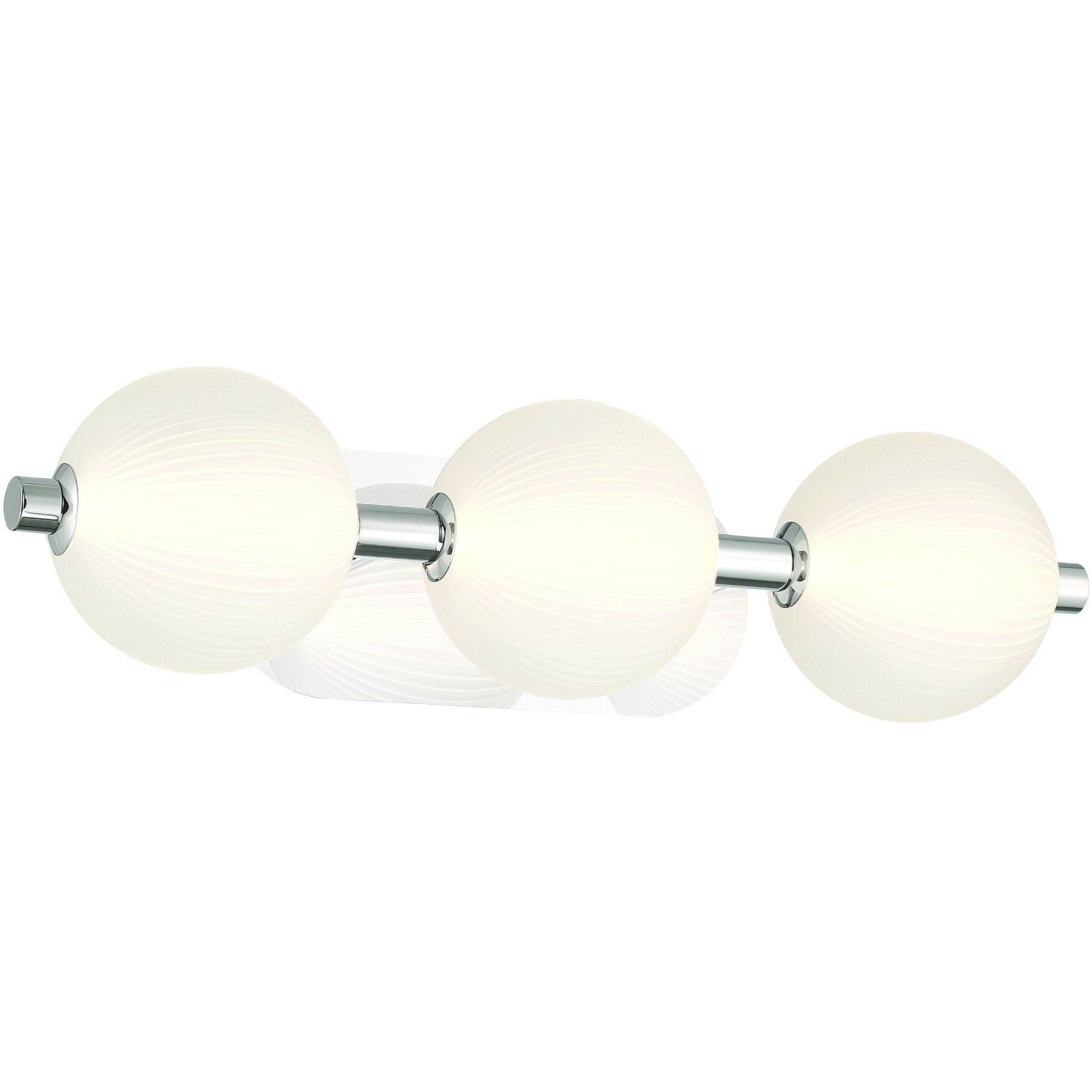 Palmas 3 Light 22.5 inch Polished Nickel Vanity Light Wall Light