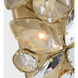 kate spade new york Lloyd LED 7.25 inch Soft Brass Sconce Wall Light in Clear Glass