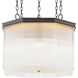 Estela 4 Light 23.62 inch Bronze Highlight and Clear Glass Pendant Ceiling Light