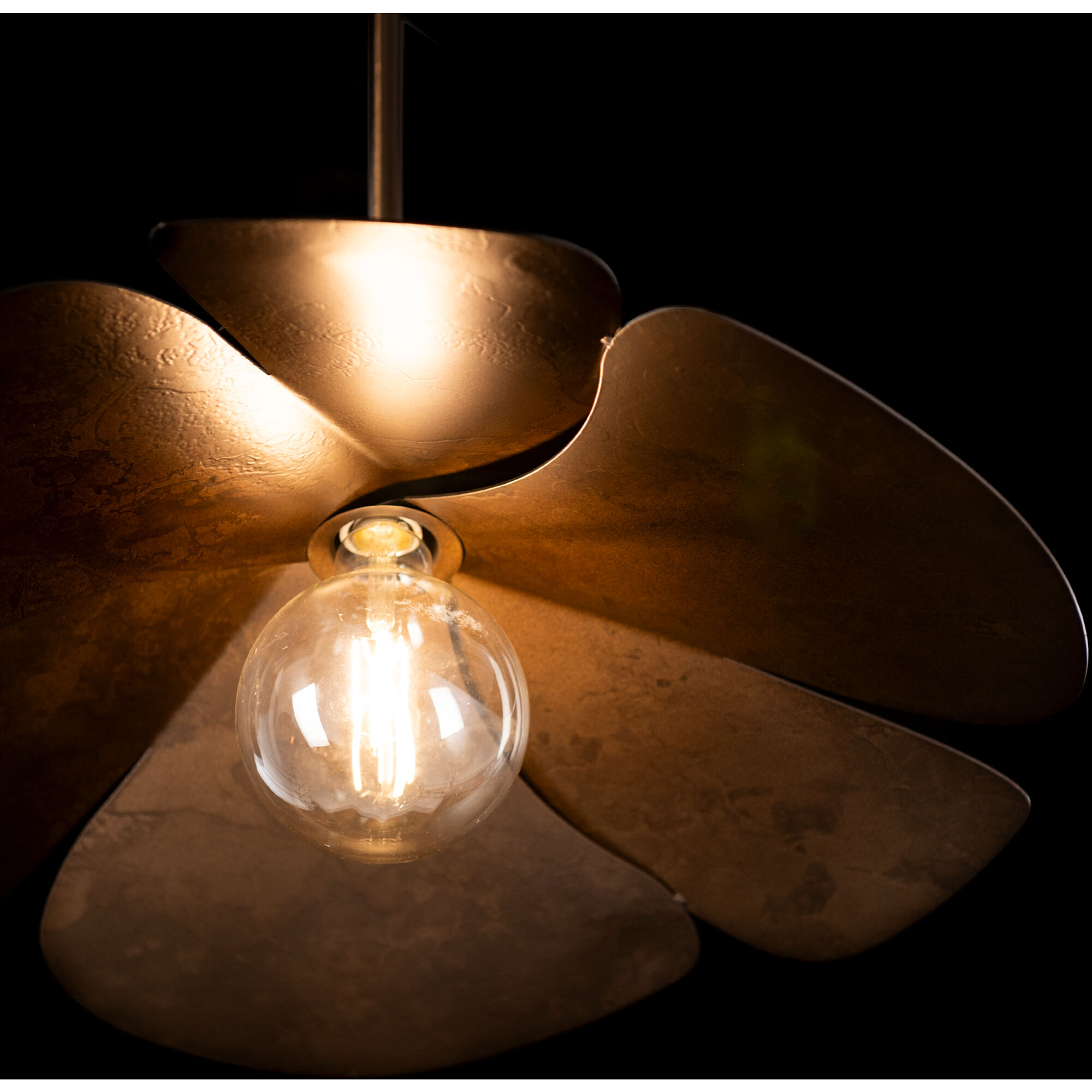 Hana 1 Light 23.3 inch Bronze Pendant Ceiling Light, Small