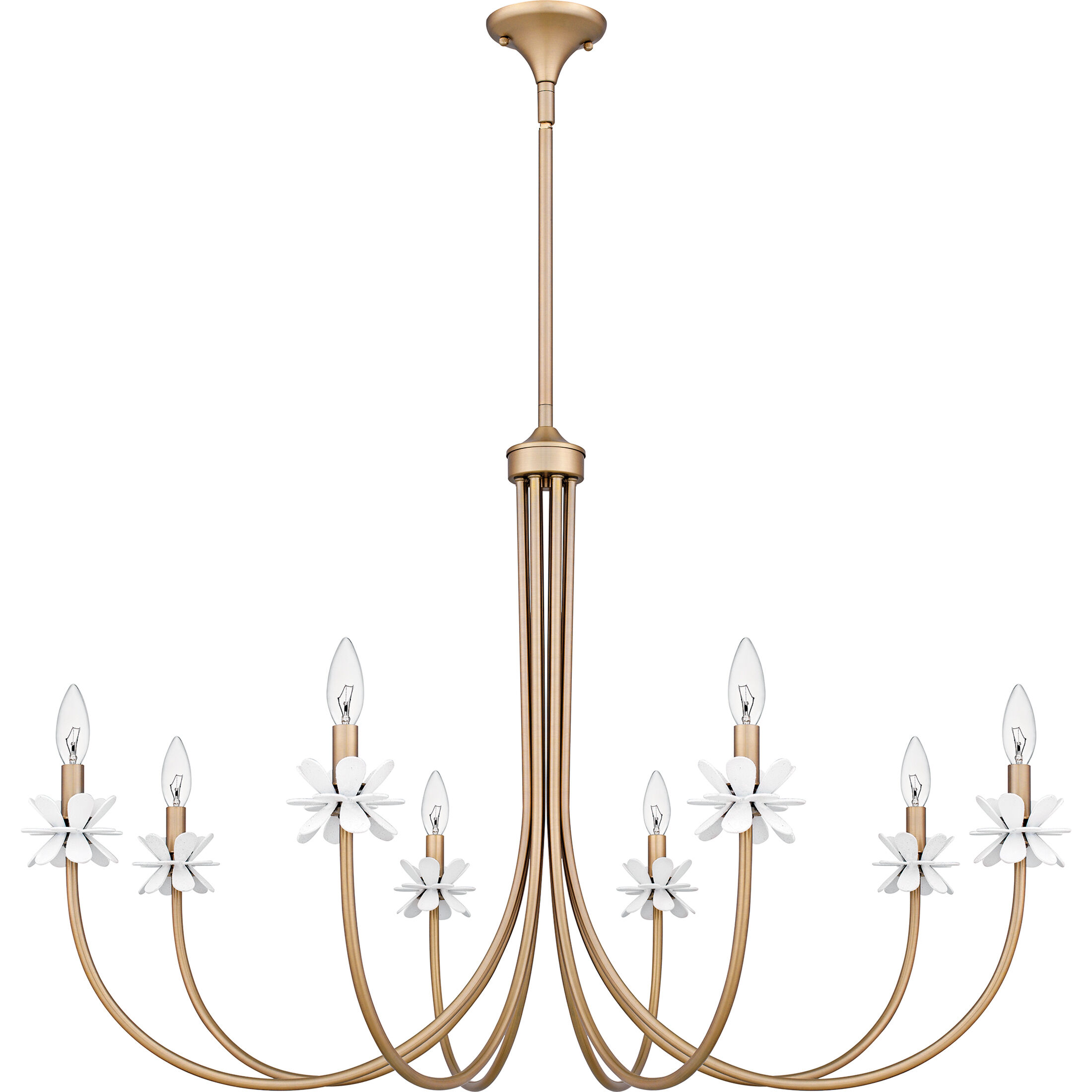 Remy 8 Light 42 inch Bronze Gold Chandelier Ceiling Light
