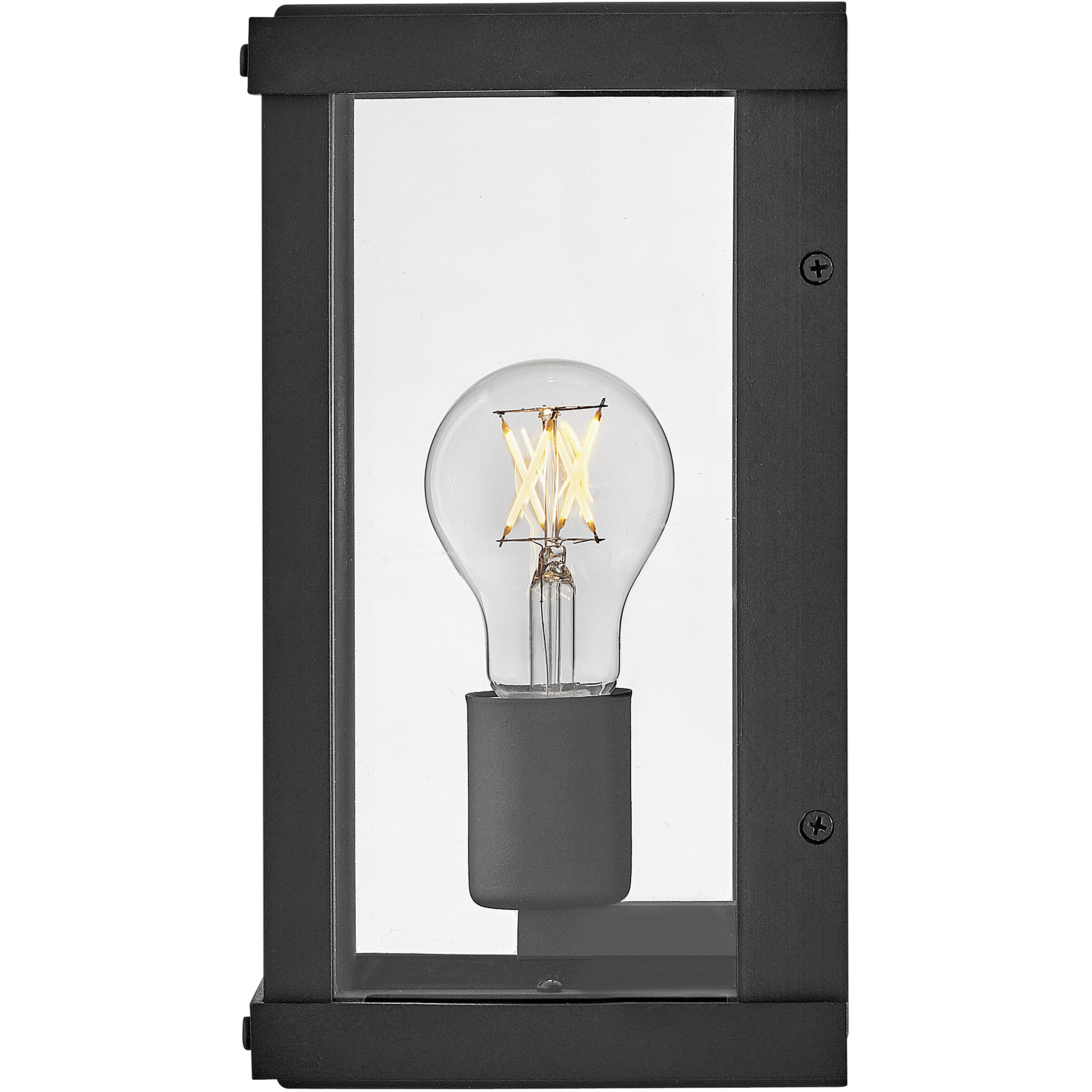 Beckham Outdoor Wall Mount Lantern in Museum Black