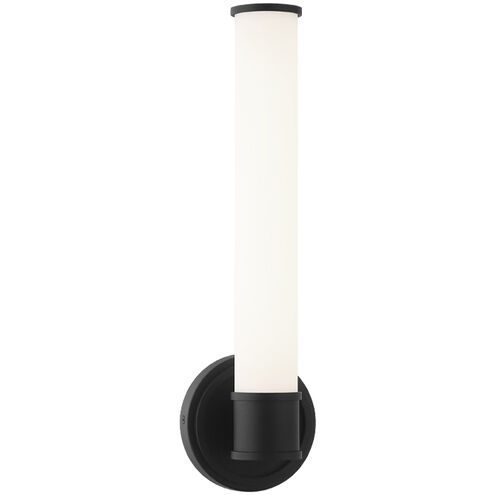 Steveston LED 4.38 inch Matte Black Bath Vanity Wall Light