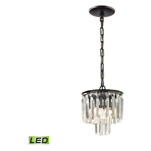 Farrell LED 8 inch Oil Rubbed Bronze Mini Pendant Ceiling Light
