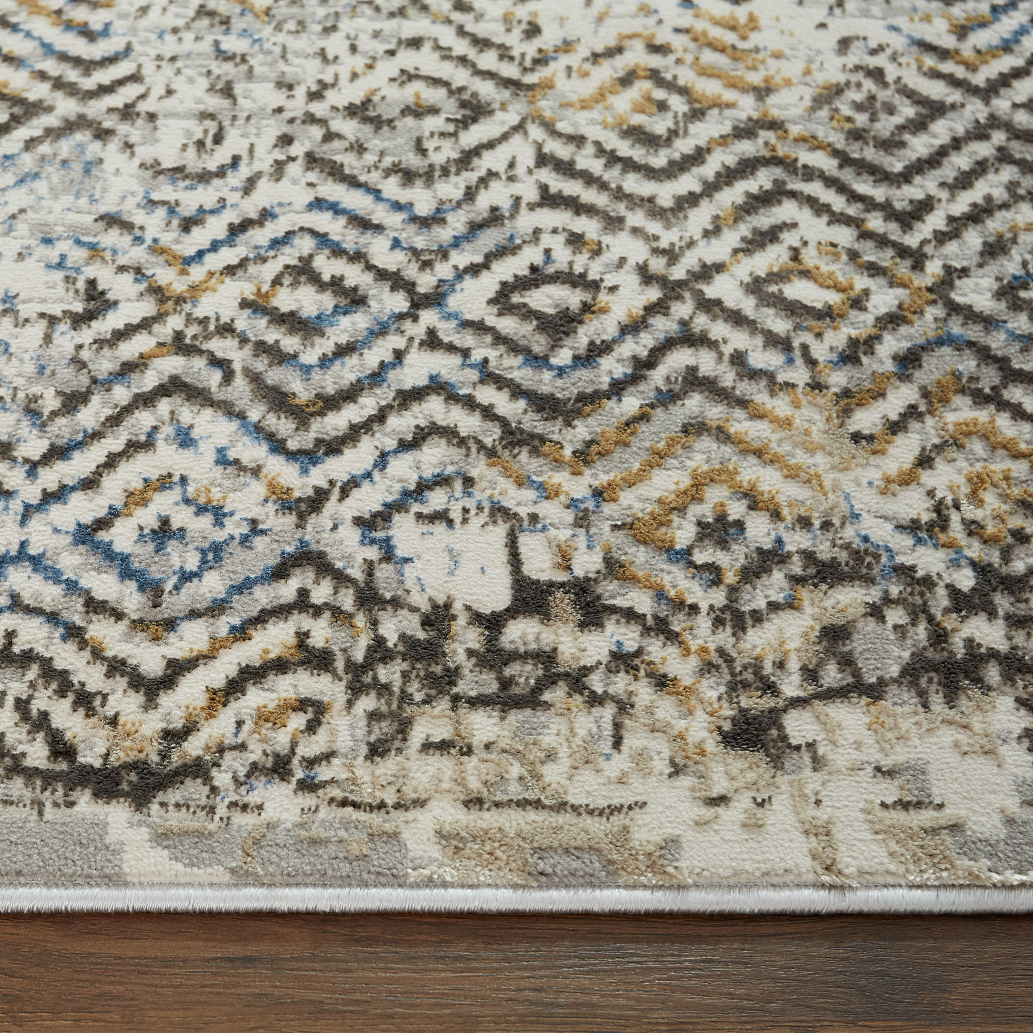 Zaria 130 X 94 inch Earth Tones Rug in 8 x 11
