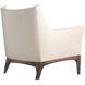 Ferguson Ivory and Dark Walnut Chair