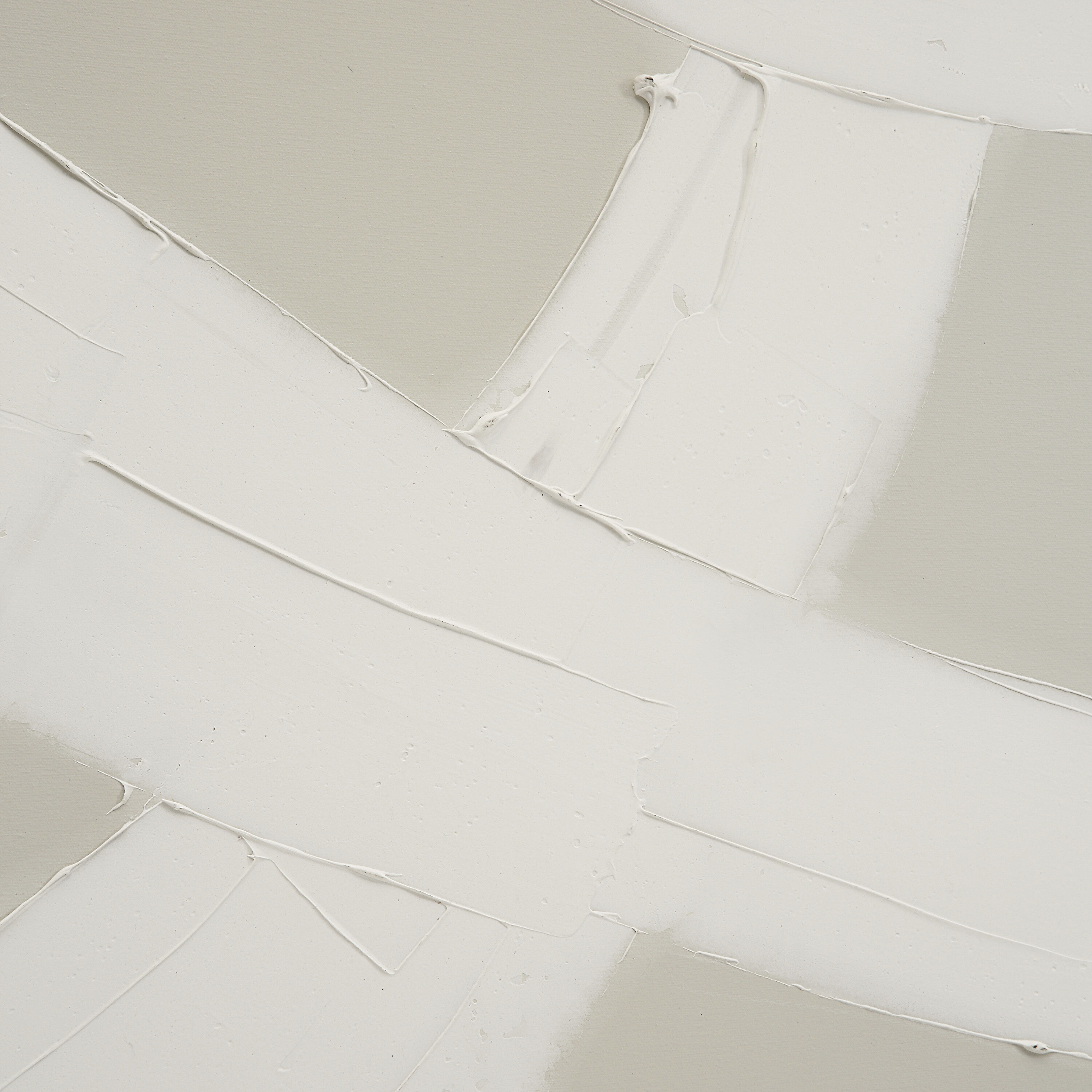 Abreo White/Beige Canvas Art