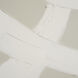 Abreo White/Beige Canvas Art