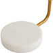 Aaron 24 inch 60.00 watt Heritage Brass/Antique Brass/Cream/White Table Lamp Portable Light