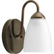 Gather 1 Light 5 inch Antique Bronze Bath Vanity Wall Light in Bulbs Not Included, Standard