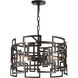 Litani 3 Light 19 inch Brown Down Chandelier Ceiling Light