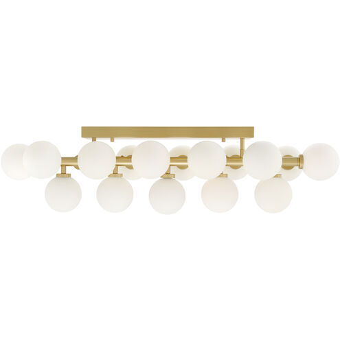 Arya LED 8 inch Satin Gold Wall Light