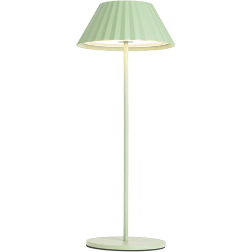 Zola 14.38 inch 3 watt Sage Green Table Lamp Portable Light