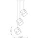 Vertical 3 Light 18 inch Bronze and Olde Brass Chandelier Ceiling Light