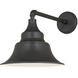 Varnel 1 Light 12.5 inch Powder Coated Black Outdoor Wall Sconce