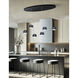 Frascati 6 Light 36 inch Matte Black Chandelier Ceiling Light