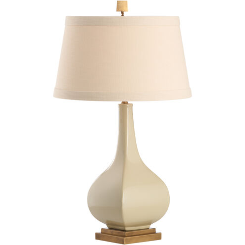 Dawson 20.5 inch 100.00 watt Green and Gold Table Lamp Portable Light