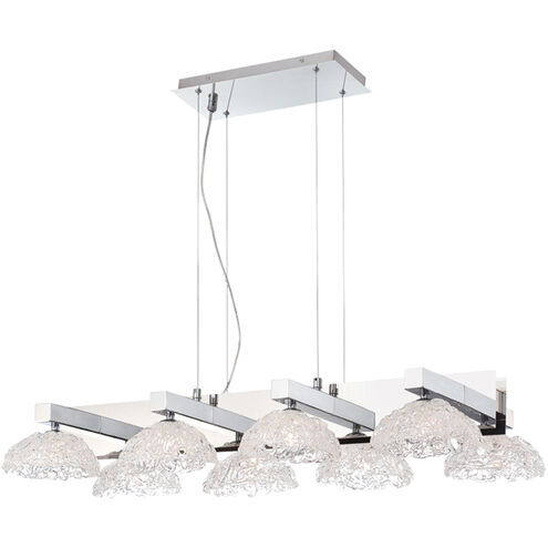 Caramico 8 Light 21 inch Chrome Chandelier Ceiling Light