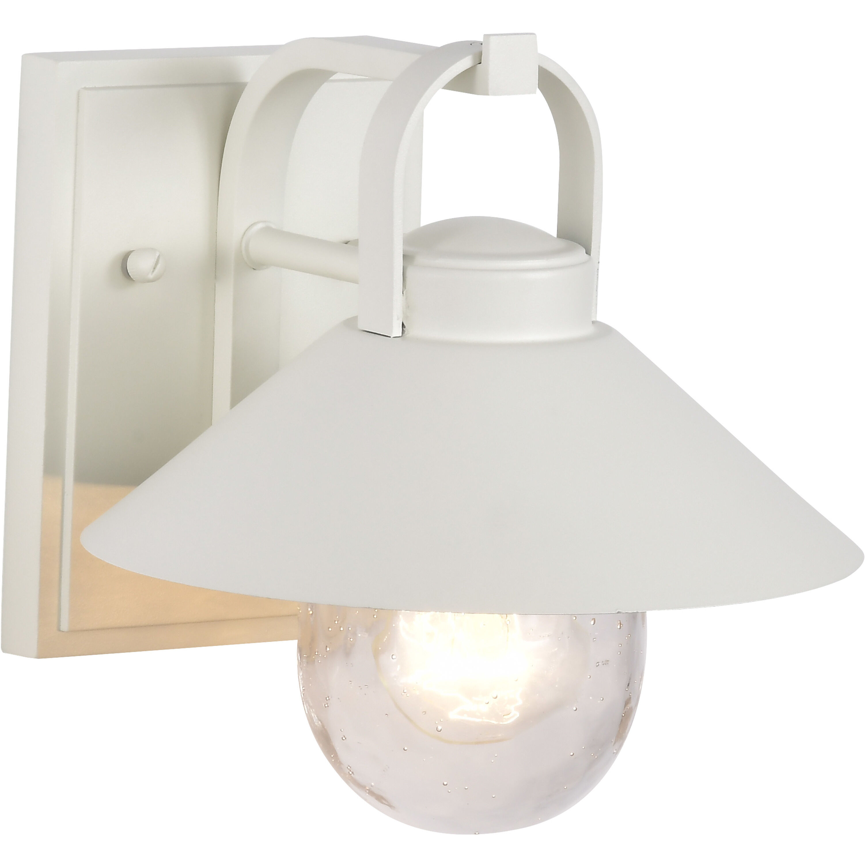 Ridge 8.13 inch White Outdoor Wall Light