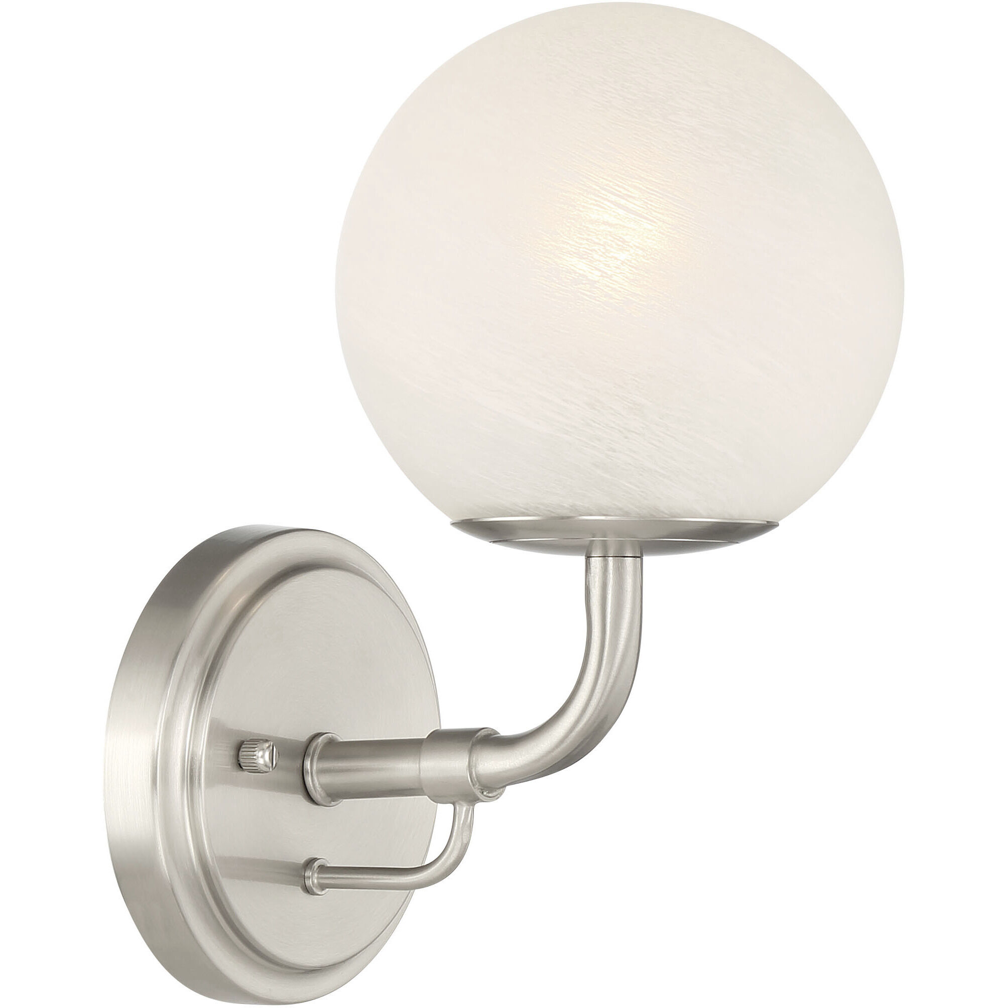 Whitehall 1 Light 6 inch Brushed Nickel Vanity Light Wall Light