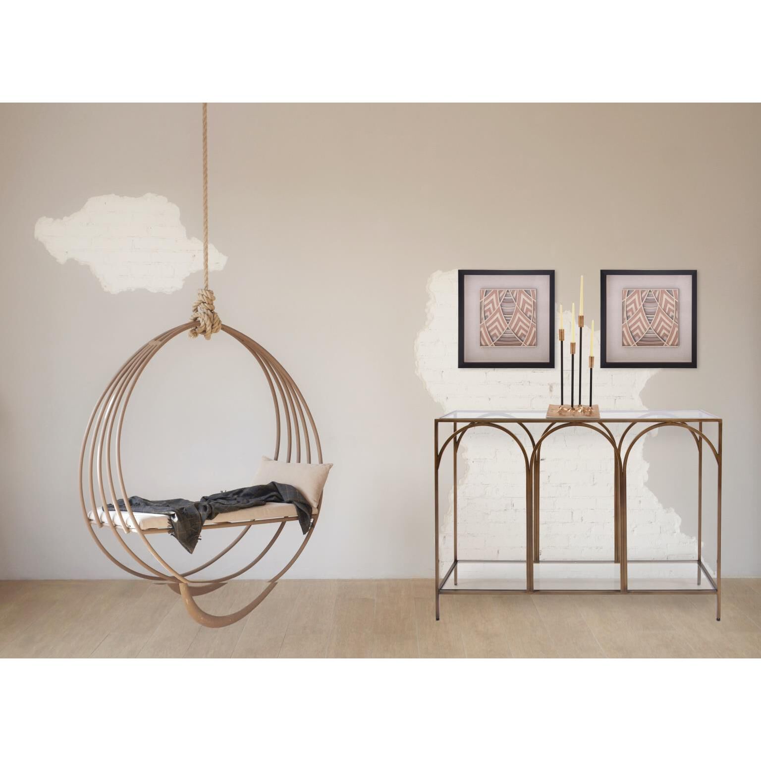 Palladio 42 inch Bronze Console Table