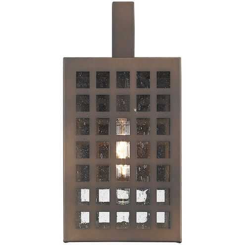 Letzel 1 Light 11 inch Oil-Rubbed Bronze Exterior Wall Mount in Oil Rubbed Bronze