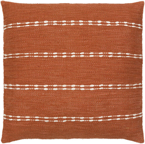 Chase 22 inch Brick Red Pillow Kit in 22 x 22, Square