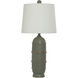 Grace 29.5 inch 100.00 watt Malta Sage and Hints of Gold Table Lamp Portable Light