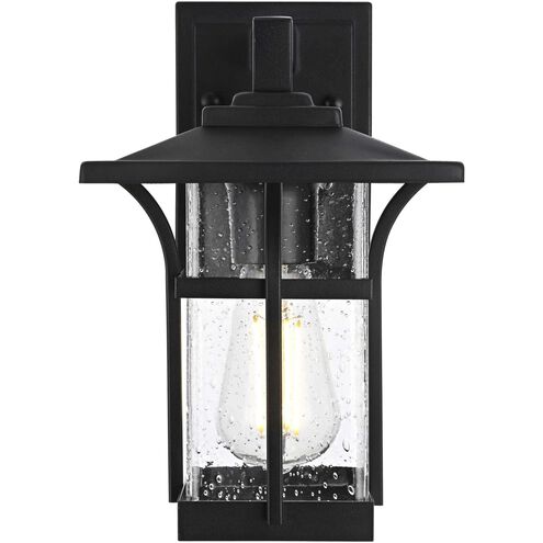 Woodstock 1 Light 11 inch Black Outdoor Wall Sconce