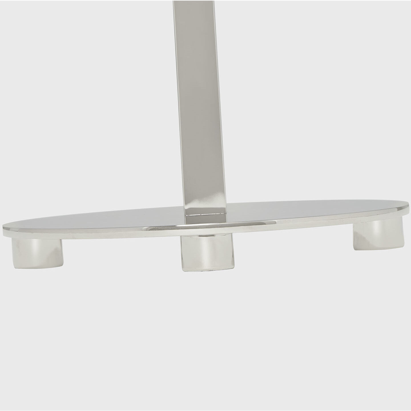 J. Randall Powers Hackney 23 inch 40 watt Polished Nickel Table Lamp Portable Light in Linen