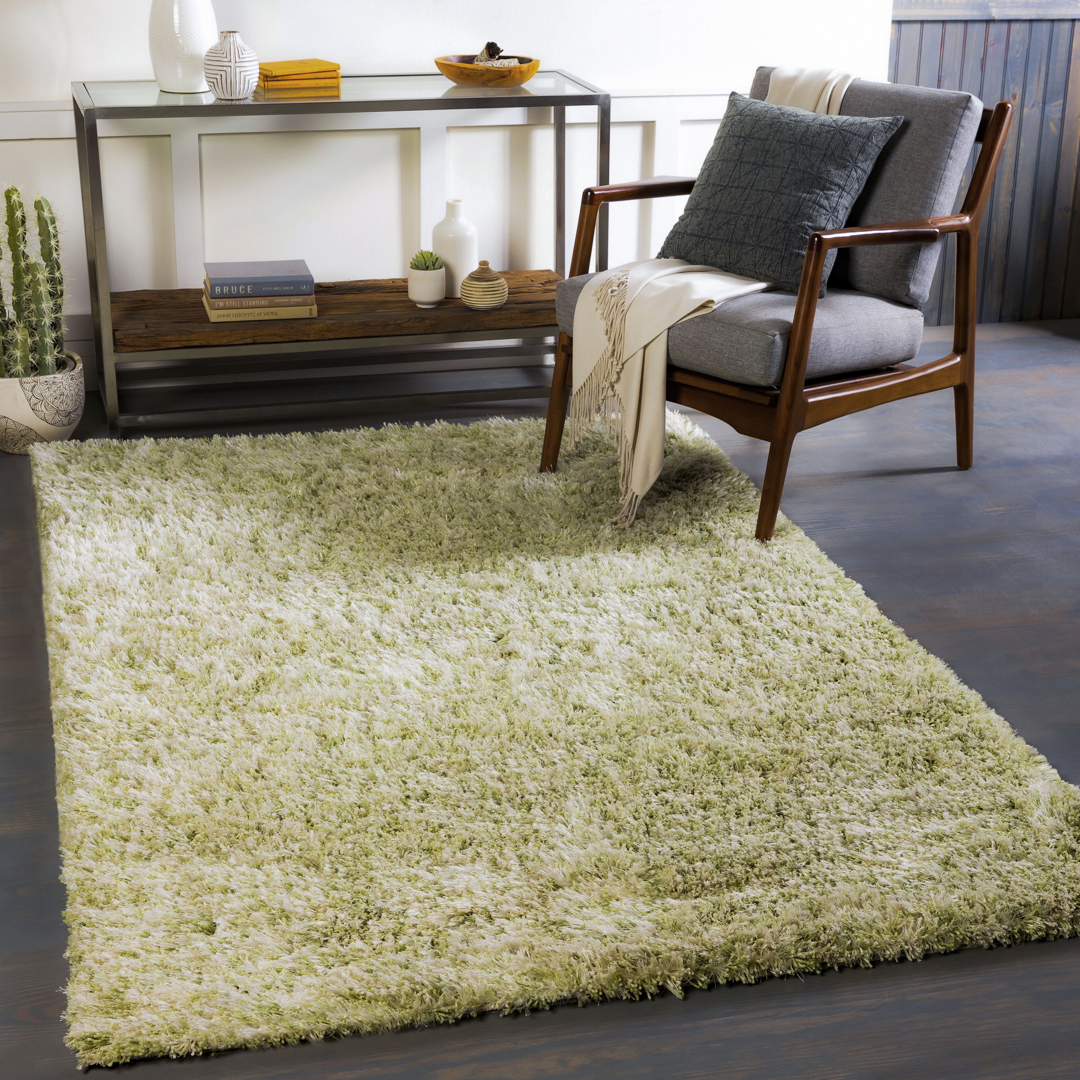 Anaheim 120 X 96 inch Grass Green Rug in 8 x 10, Rectangle