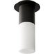 Pilar 1 Light 5.88 inch Black Flush Mount Ceiling Light