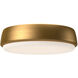 Alora Mood Laval LED 9.13 inch Aged Gold Flush Mount Ceiling Light