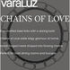 Chains of Love 40 X 24 inch Matte Black and Textured Silver Wall Mirror in Matte Black/Textured Silver